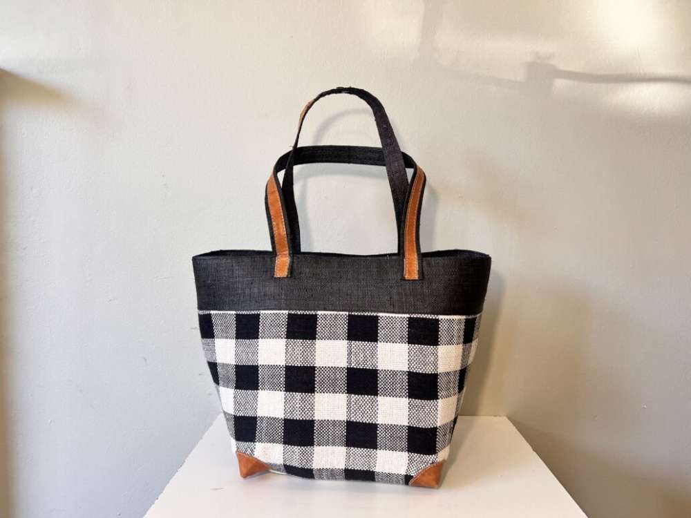 Elegant Checkered Basket