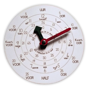 24 Hour Manual Learning Clock