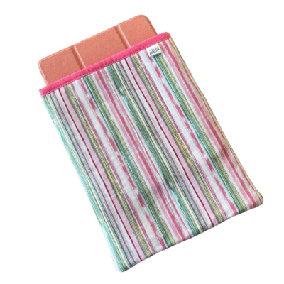 Pastel Stripes Tablet/Book Sleeve